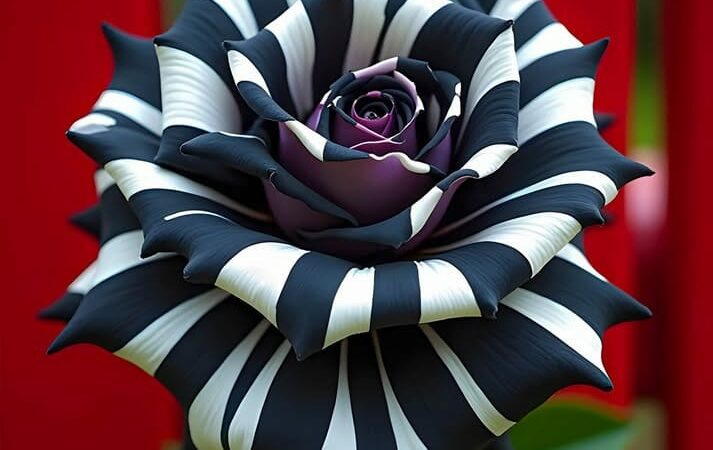 Zebra Rose – A New Symbol of Unique Beauty in the World of Roses