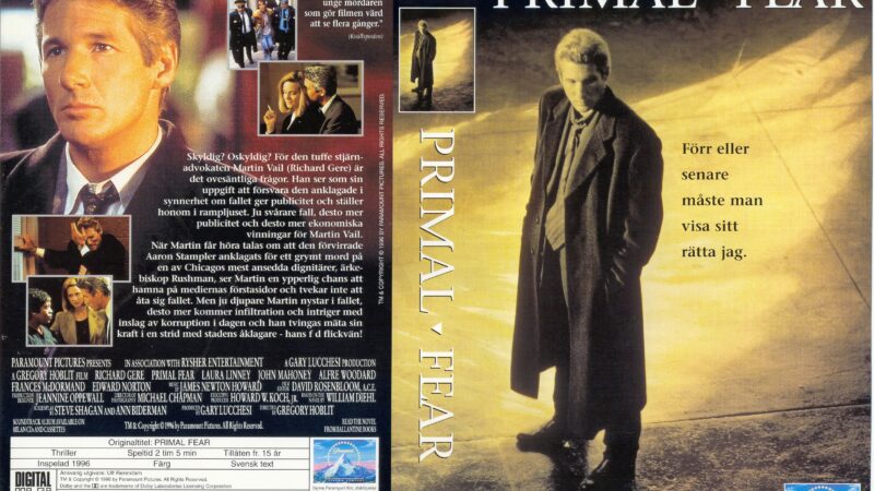 🎬 Primal Fear (1996): A Masterclass in Deception, Morality, and Legal Drama