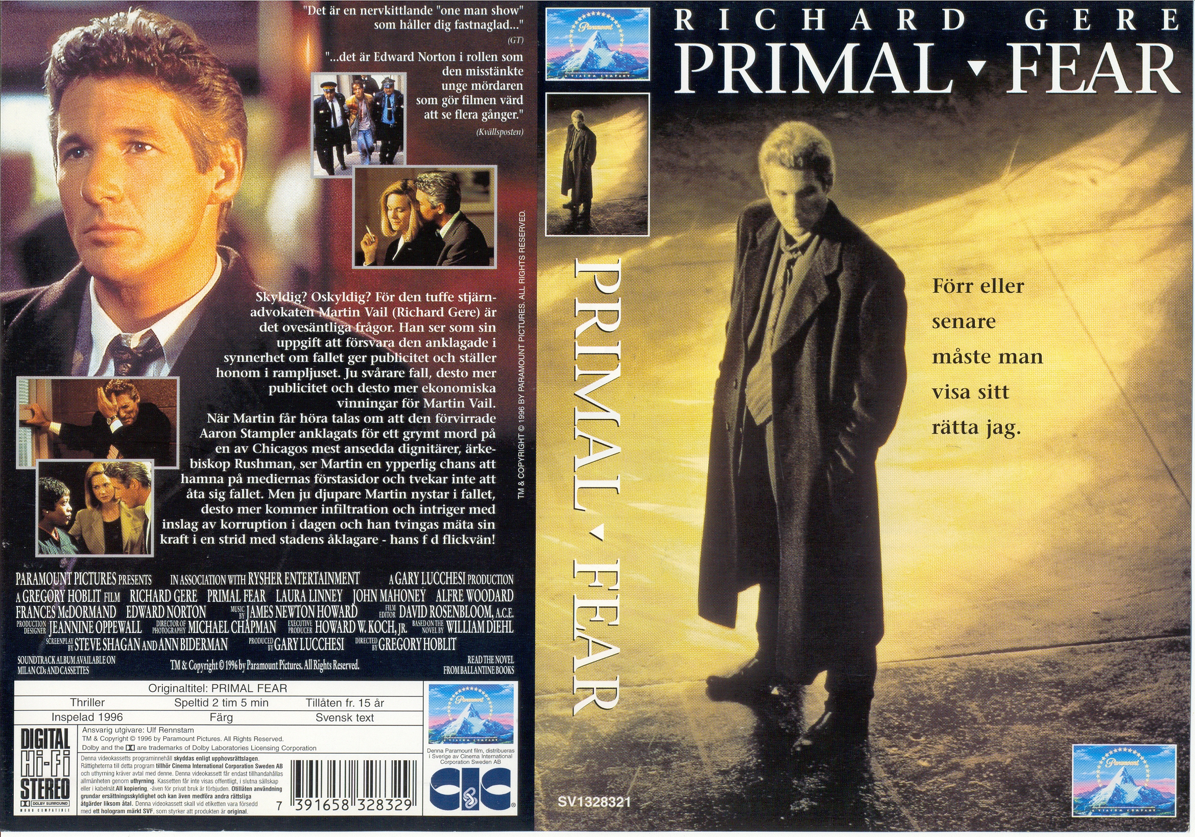 🎬 Primal Fear (1996): A Masterclass in Deception, Morality, and Legal Drama