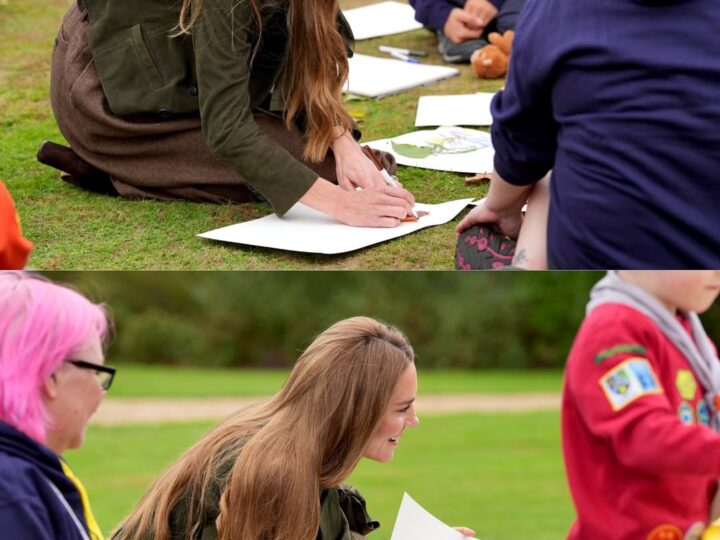 The Princess of Wales and First Lady tour the gardens of visit Frogmore Cottage in Windsor today 🤎